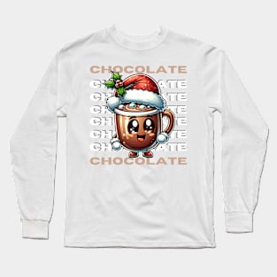 Hot Chocolate Magic | Cute Christmas Long Sleeve T-Shirt